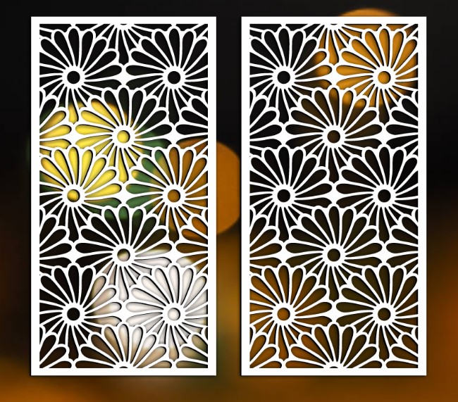 Design pattern panel screen