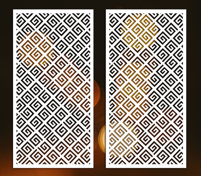 Design pattern panel screen