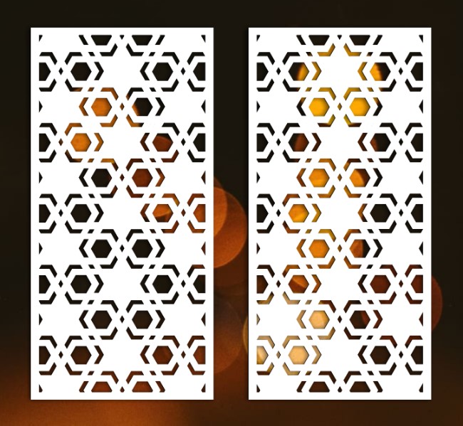 Design pattern panel screen