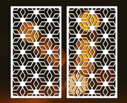 Design pattern panel screen