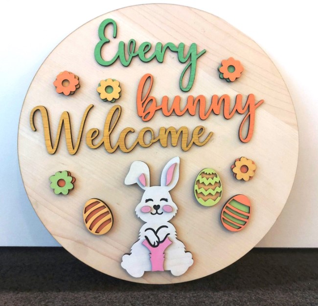 Door sign Easter