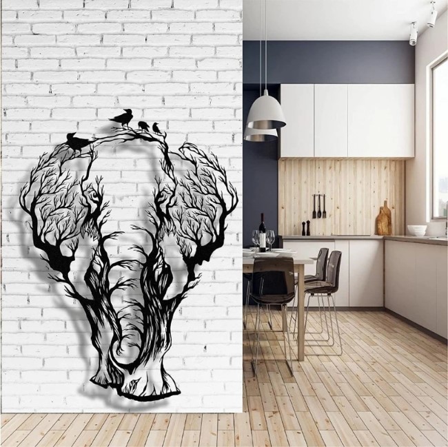 Elephant with tree