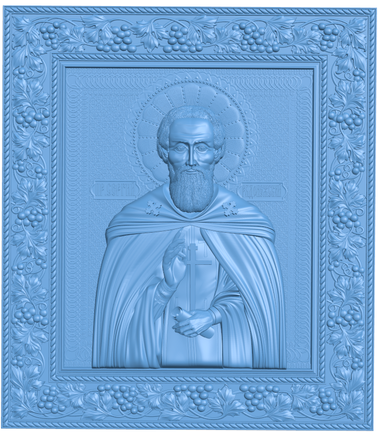 Icon Venerable Sergius of Radonezh