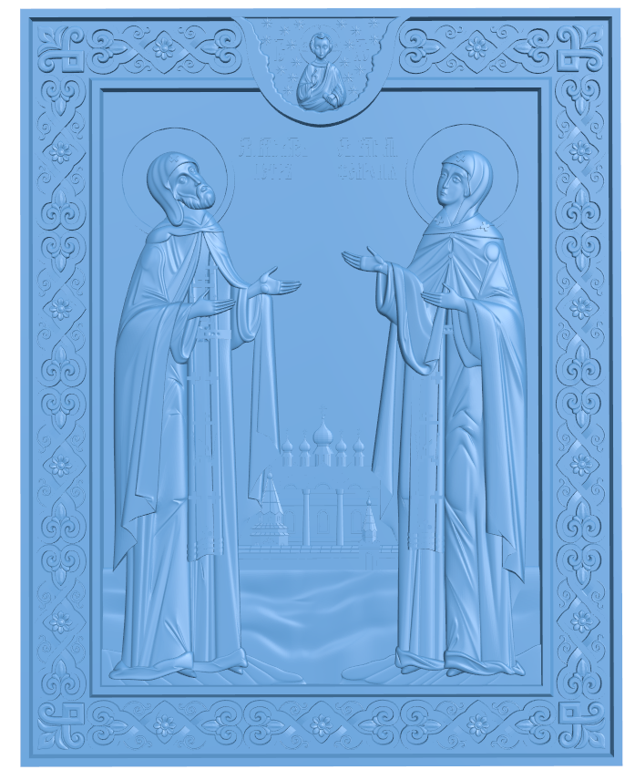 Icon of Peter and Fevronya