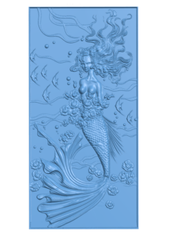 Mermaid door pattern