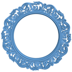 Picture frame or mirror – circle