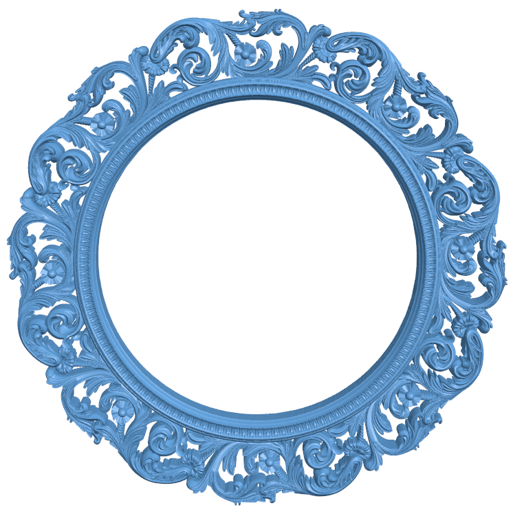 Picture frame or mirror - circle