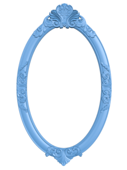 Picture frame or mirror oval