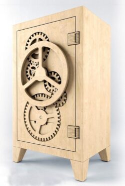 Wooden safe