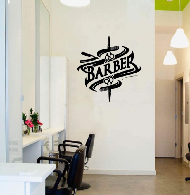 Barber shop wall decor