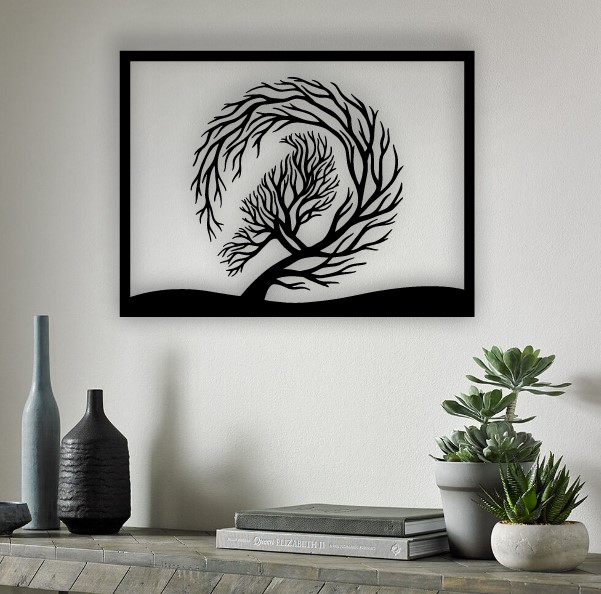 Bird tree wall art