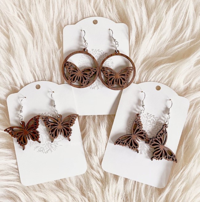 Butterfly earrings