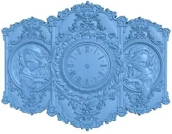 Clock face panel