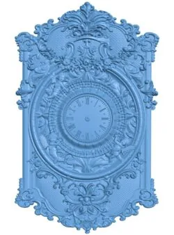 Clock face panel