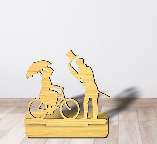 Couple on bike