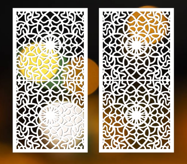 Design pattern panel screen