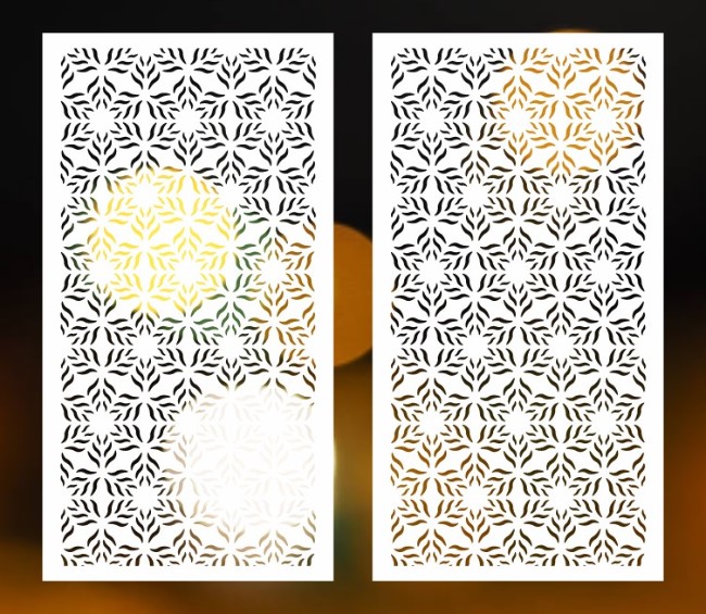 Design pattern panel screen