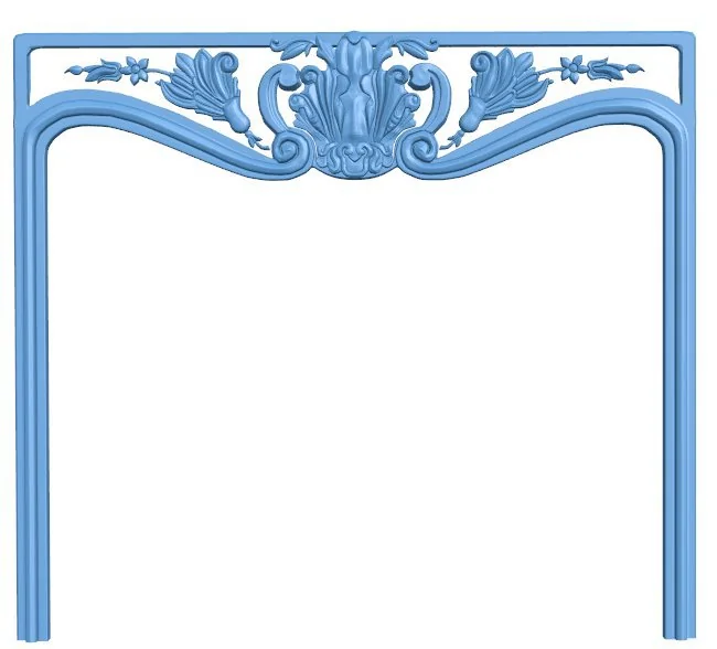 Fireplace door frame (2)