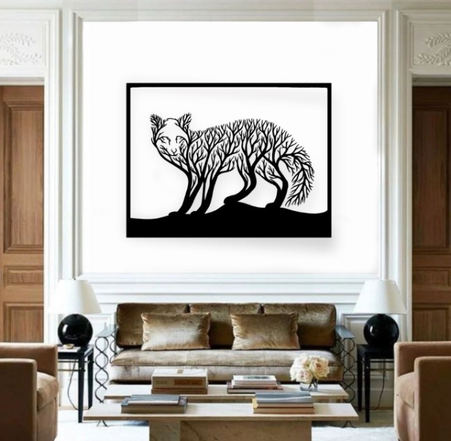 Fox wall decor