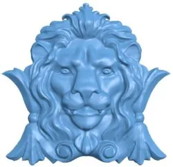 Lion head pattern