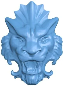 Lion head pattern