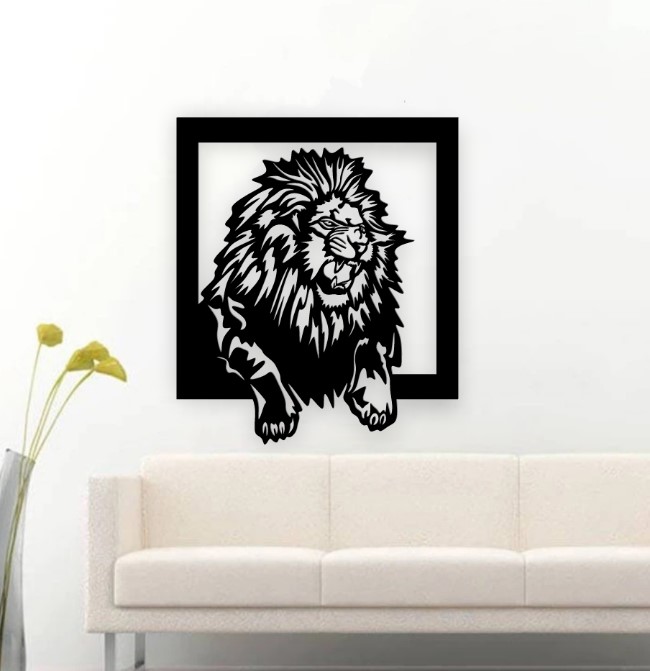 Lion wall decor