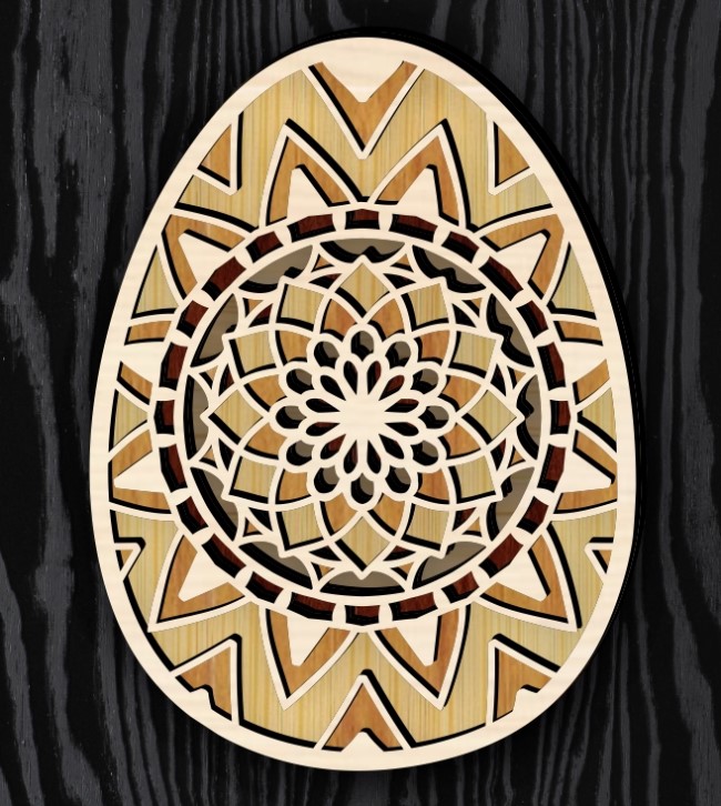 Mandala Easter Egg