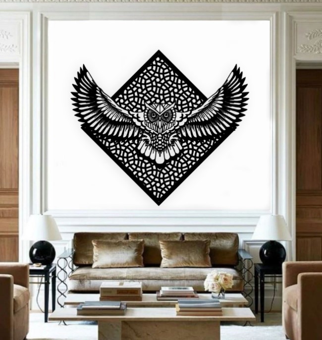 Owl wall decor