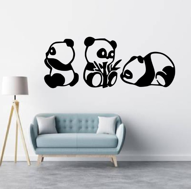 Panda wall decor