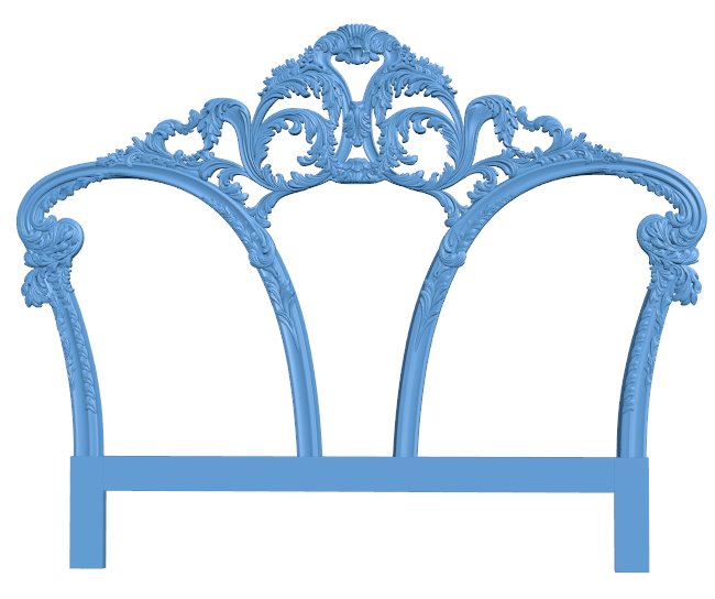 Pattern of the bed frame