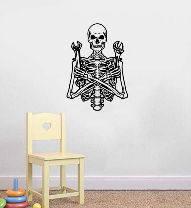 Skeleton wall decor