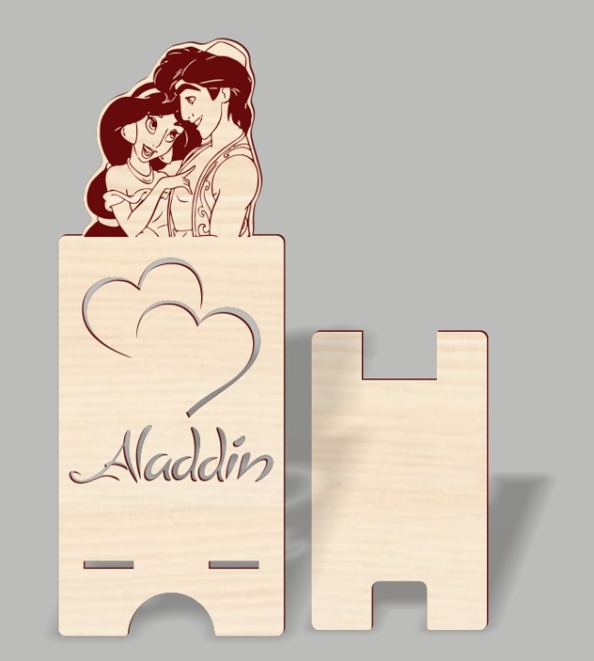 Aladdin phone stand