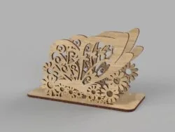 Butterfly napkin holder