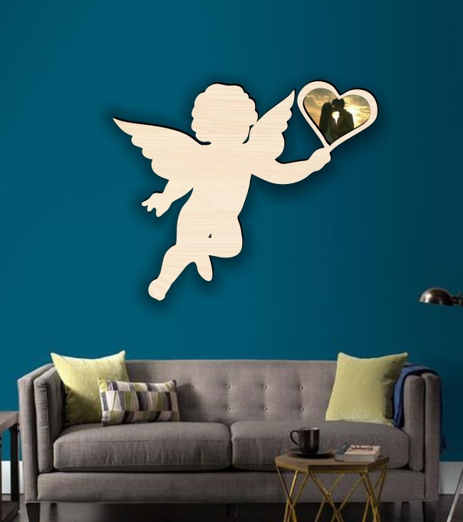 Cupid photo frame