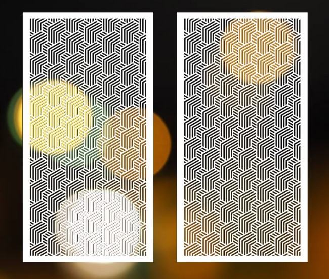 Design pattern panel screen