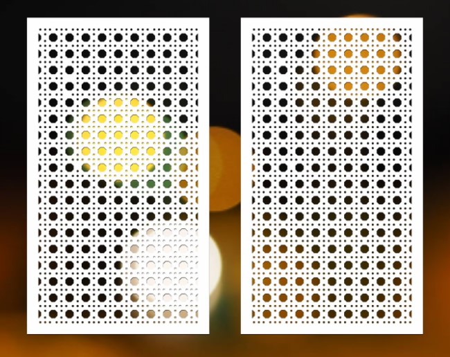 Design pattern panel screen