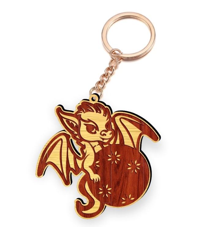 Dragon keychain