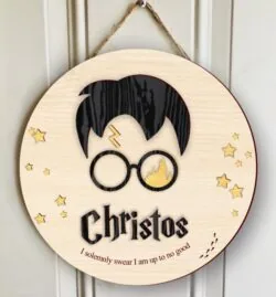 Harry Potter door sign