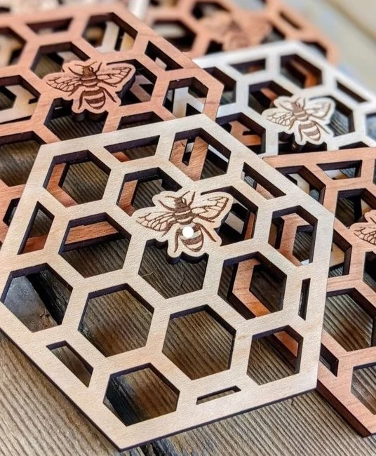 Honeycomb Coasters