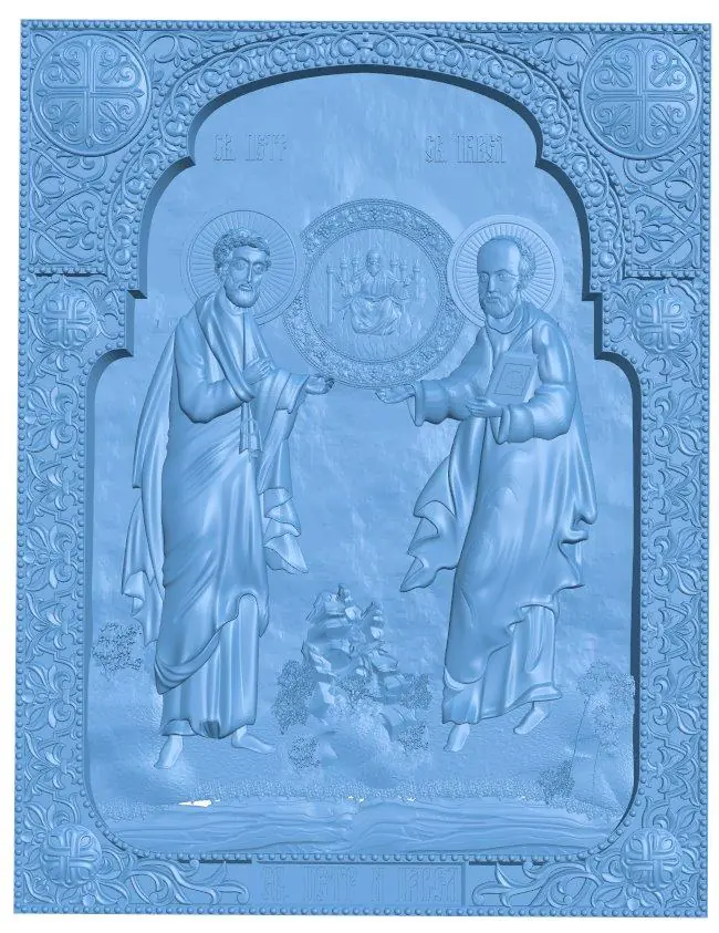 Icon of the Holy Apostles Peter and Paul