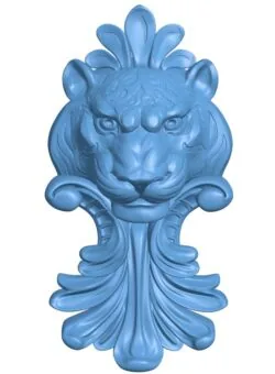 Lion head pattern