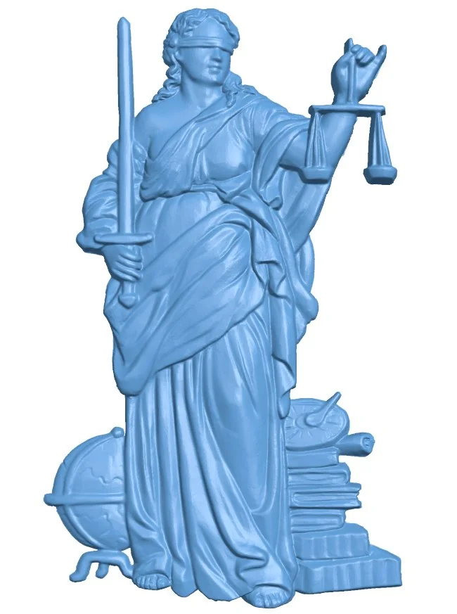 Painting of the goddess of justice