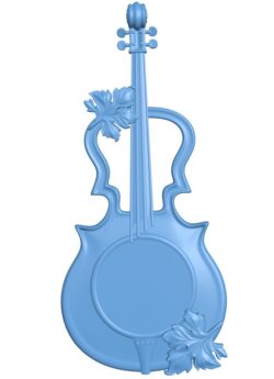 Violin-shaped clock