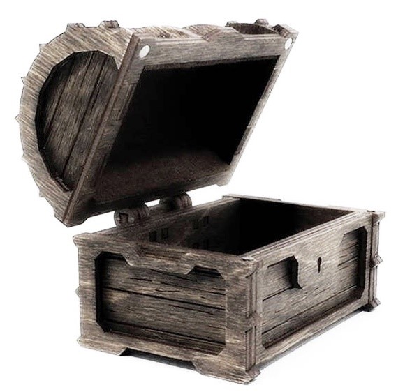 Wooden Casket Chest