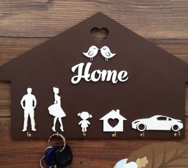 Wooden Key Holder