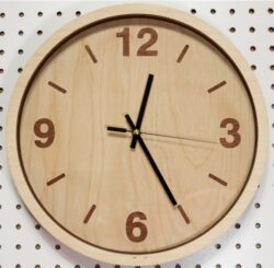 Wooden Simple Wall Clock