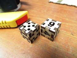 Wooden dice