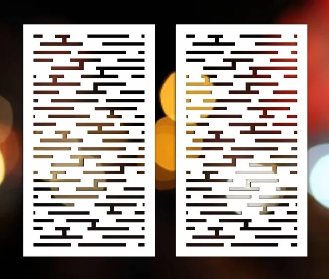 Design pattern panel screen