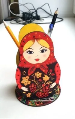 Dolls Pencil Holder