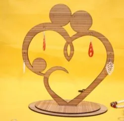 Heart Earring Stand